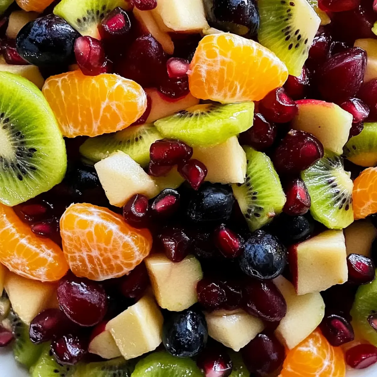 Einfache Winterfrische Obstsalat Rezept