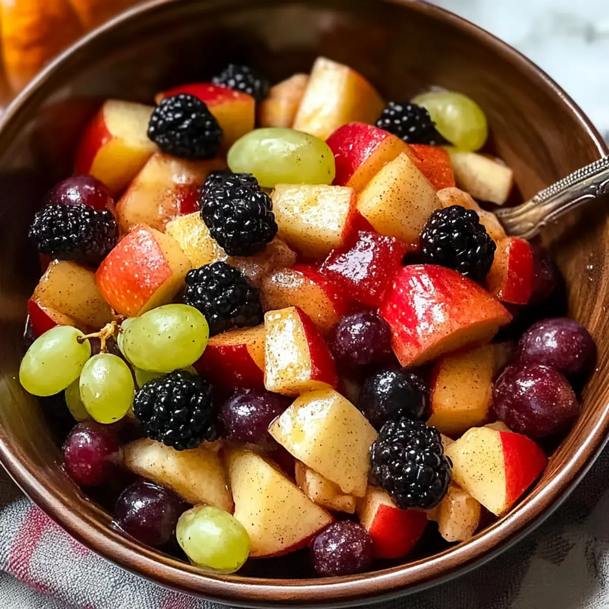 Fall Fruit Salad with Maple Cinnamon Dressing Recipe vk2nm8