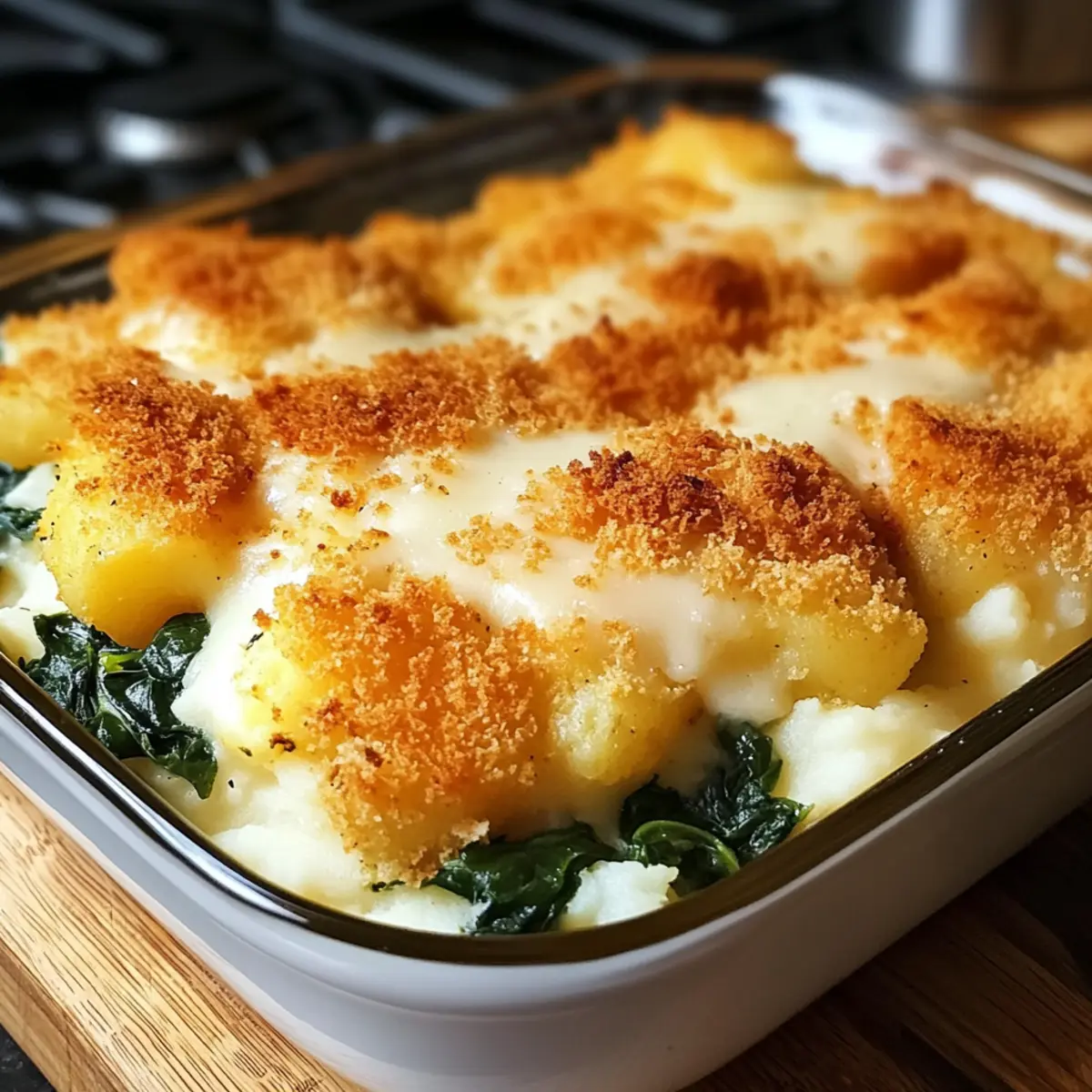 FischstA¤bchen Auflauf mit Kartoffeln und Spinat sueyk7