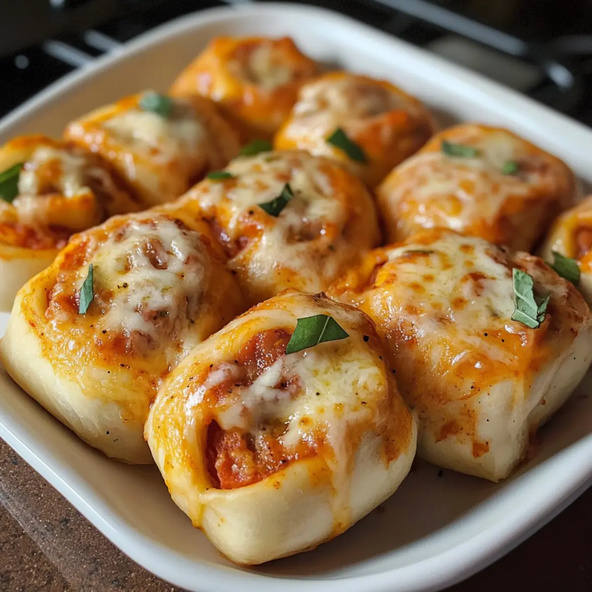 Fluffige Pizza Rolls zum Snacken nduipb
