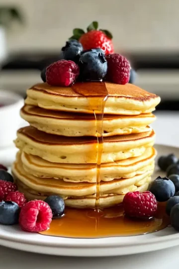 Flauschige Amerikanische Pfannkuchen