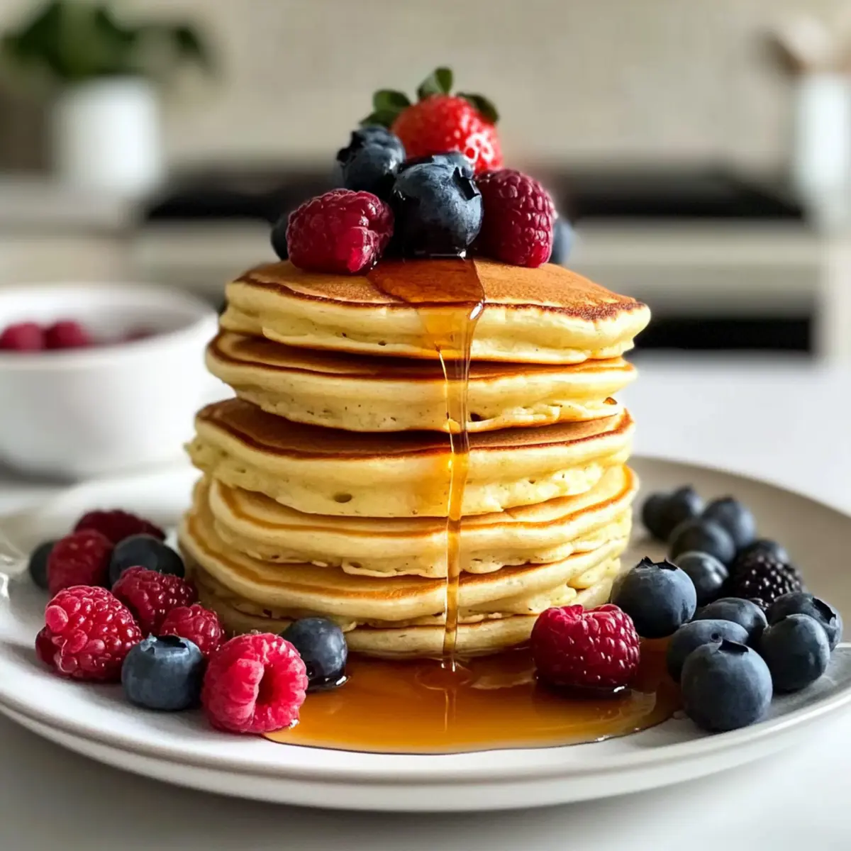 Flauschige Amerikanische Pfannkuchen