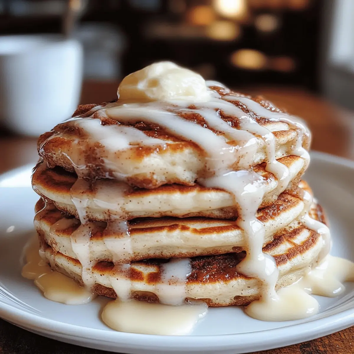 Fluffy Cinnamon Roll Pancakes Recipe rqo3b5