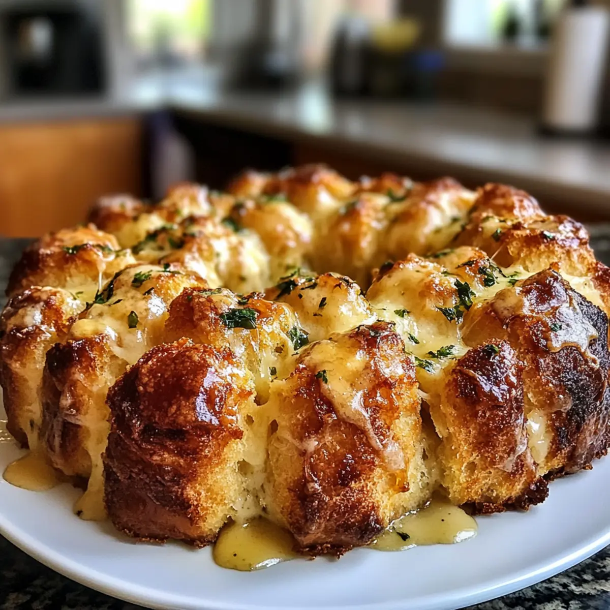 Garlic Butter Cheese Monkey Bread amjk86