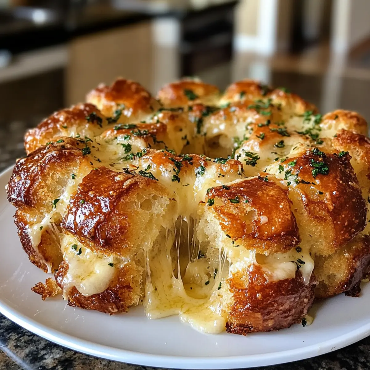 Knoblauchbutterkäse Affenbrot