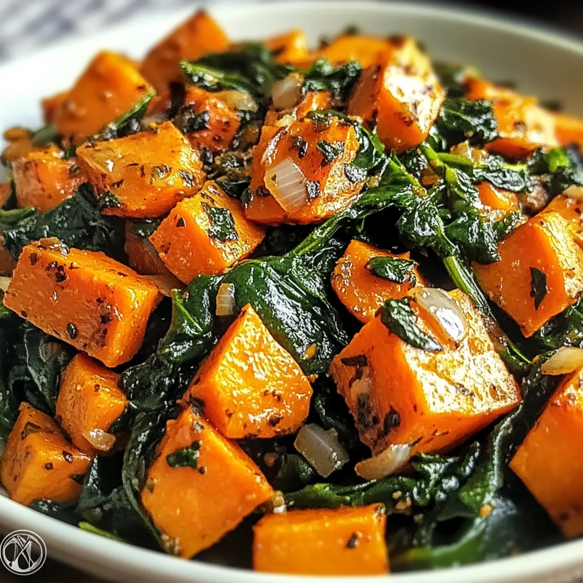 Garlic Spinach Sweet Potato t8ljgf