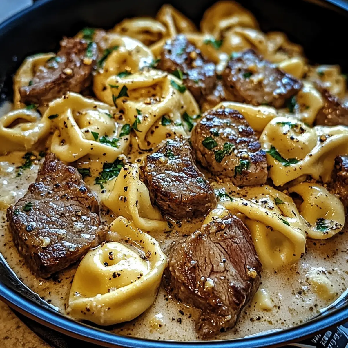 Garlic Steak Tortellini ewgbaz