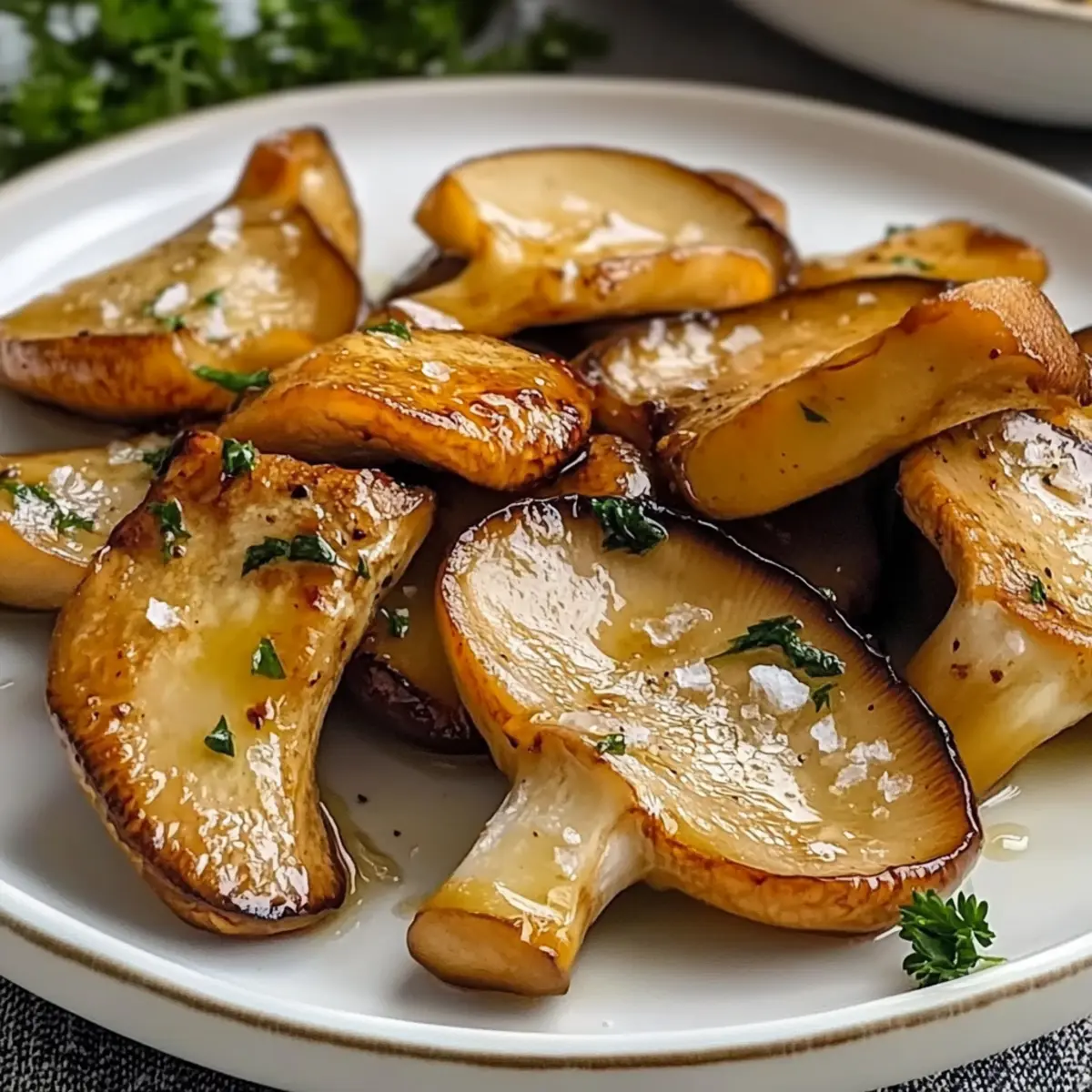 Fried mushroom – simple recipe with roasting aromas