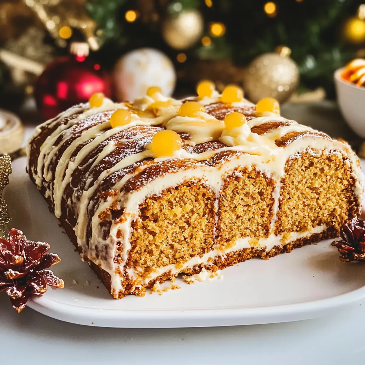 Lebkuchen-Biskuitrolle