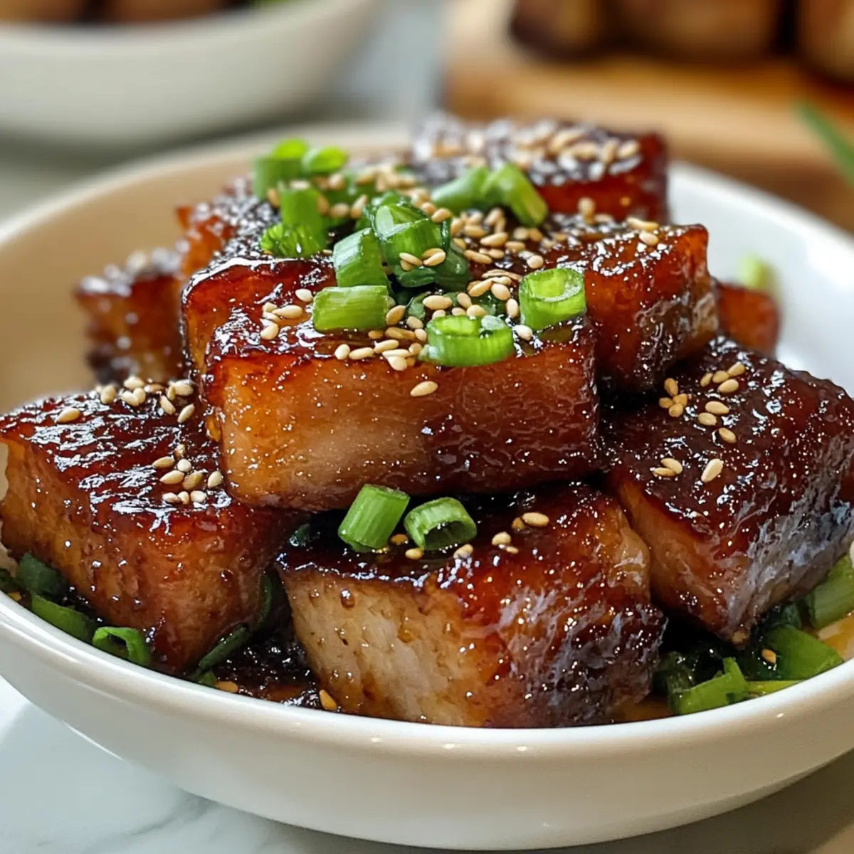 Honey Glazed Pork Belly pobia9