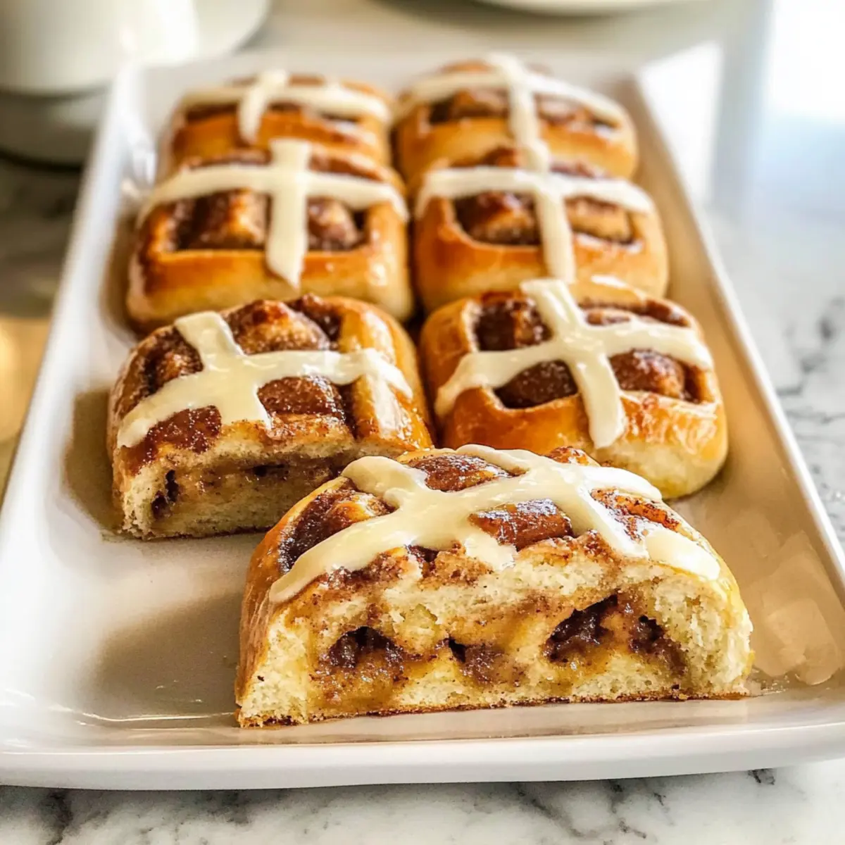 Hot Cross Cinnamon Buns djtefd