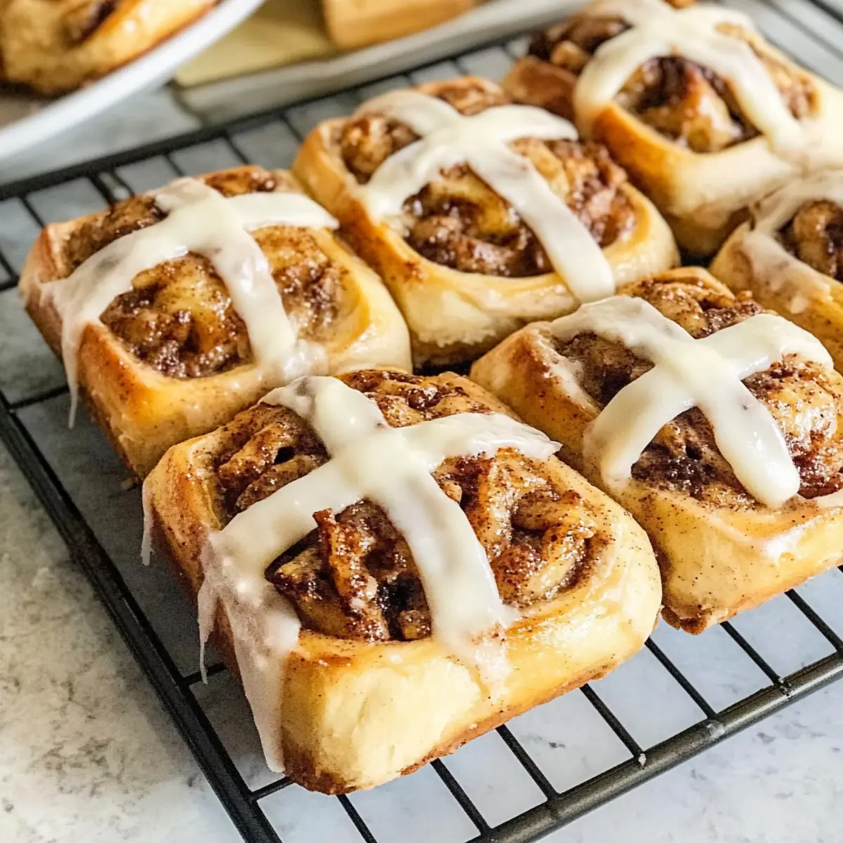 Hot Cross Cinnamon Buns tviwaq