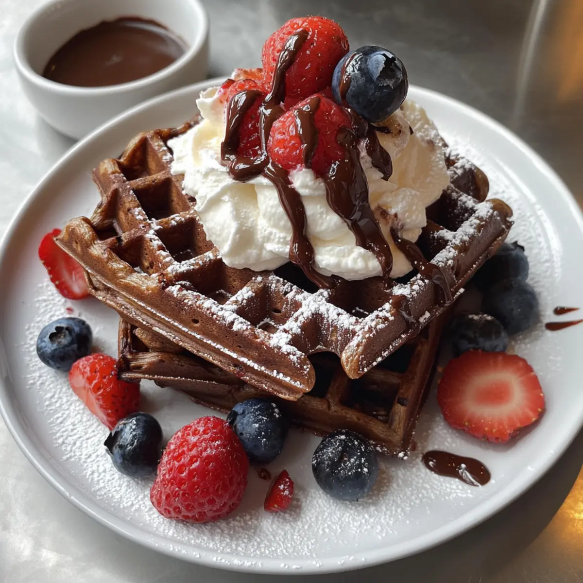 Indulgent Chocolate Waffles Recipe vbk4rr