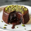 Keto Pistazien Schokoladen Lava Kuchen