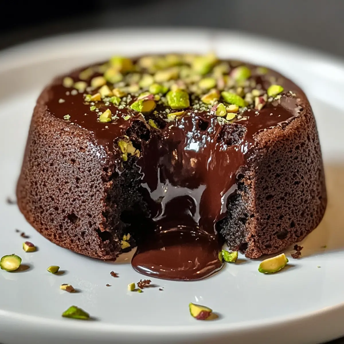 Keto Pistachio Chocolate Lava Cakes wrt3ye
