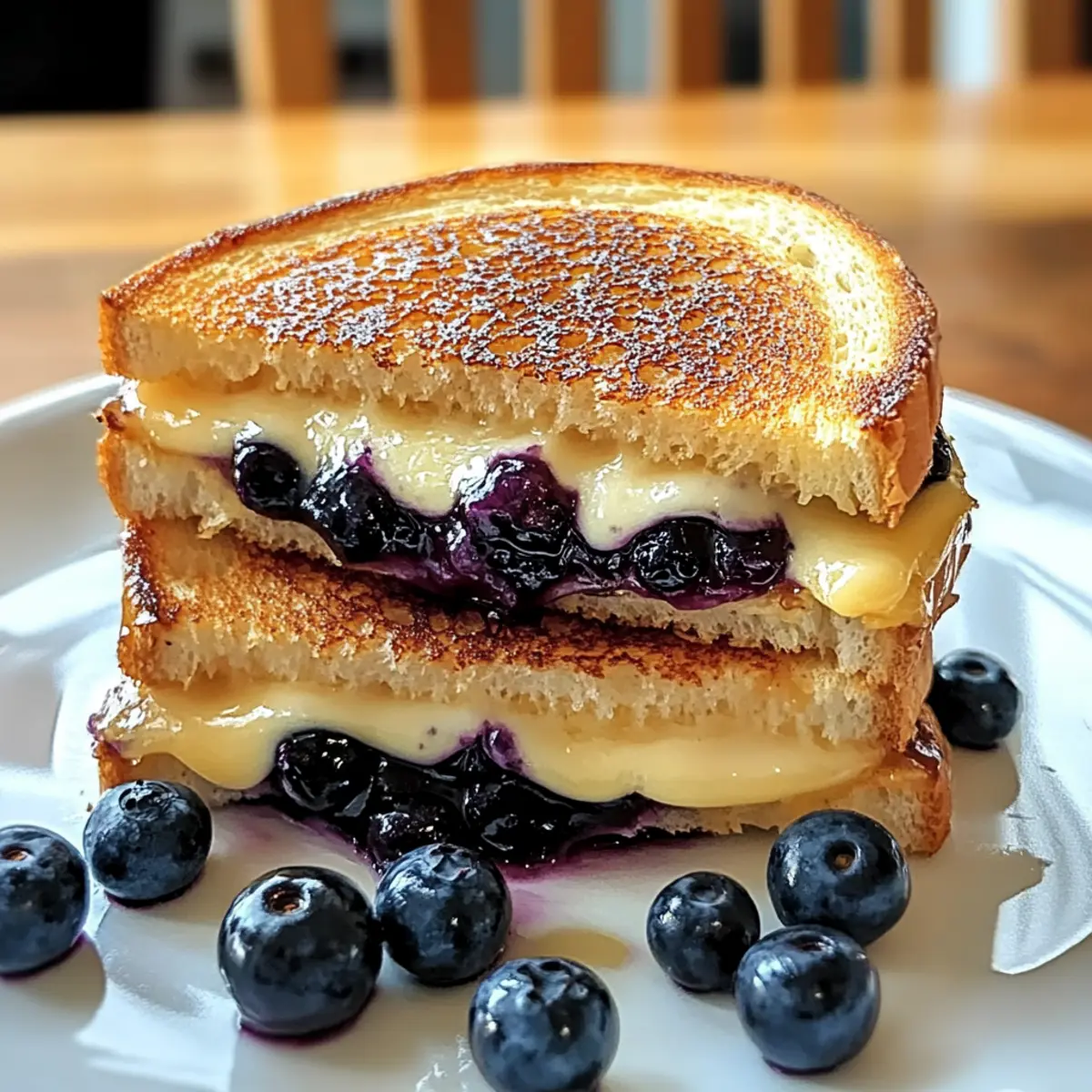 Knuspriger Blaubeer-Toastkäse für Gourmets 2 Knuspriger Blaubeer ToastkA¤se fA¼r Gourmet