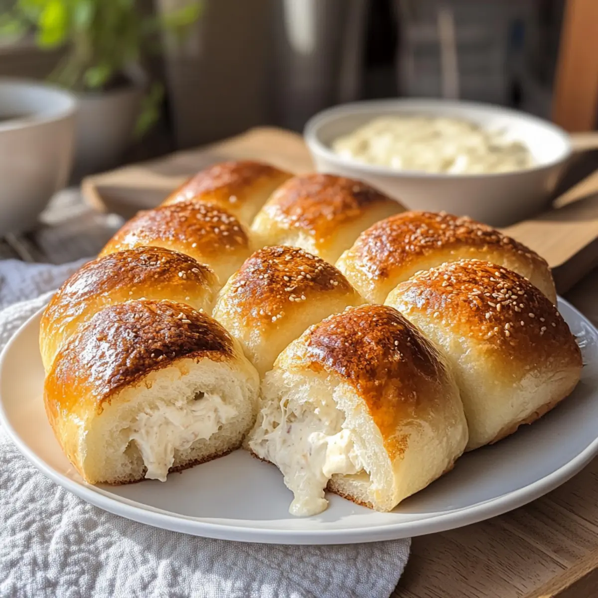 Korean Cream Cheese Garlic Bread lj3ghj