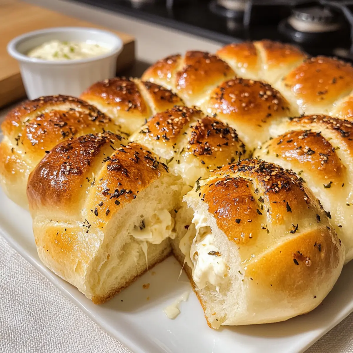 Korean Cream Cheese Garlic Bread oroet9