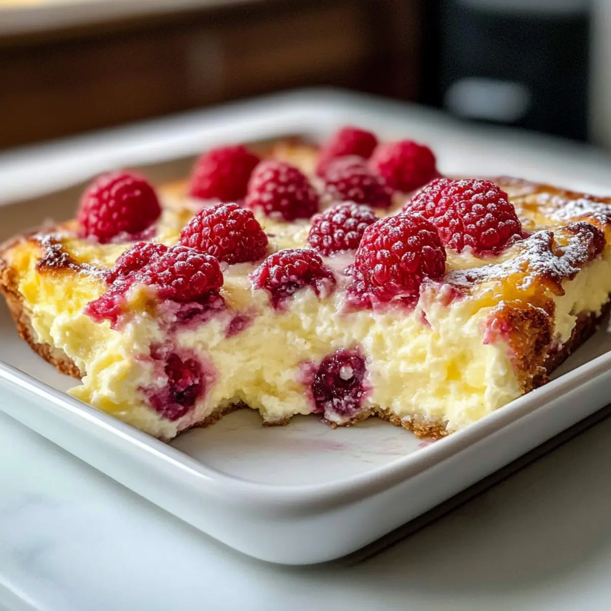 Lemon Raspberry Cottage Cheese Bake rfcnqp