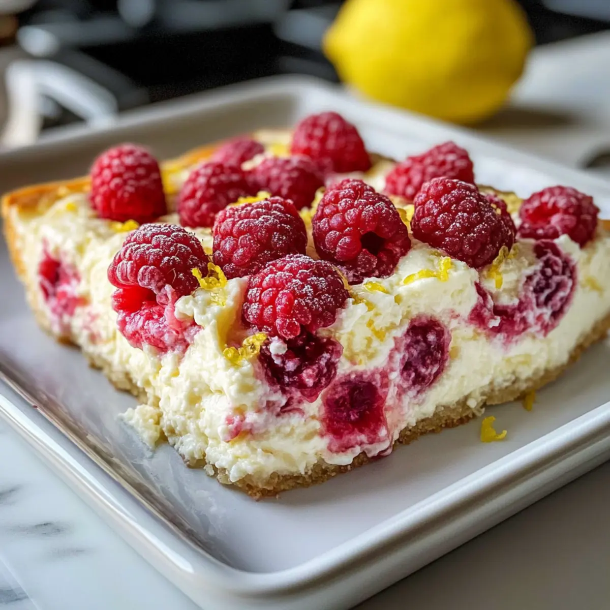 Lemon Raspberry Cottage Cheese Bake wpjcte