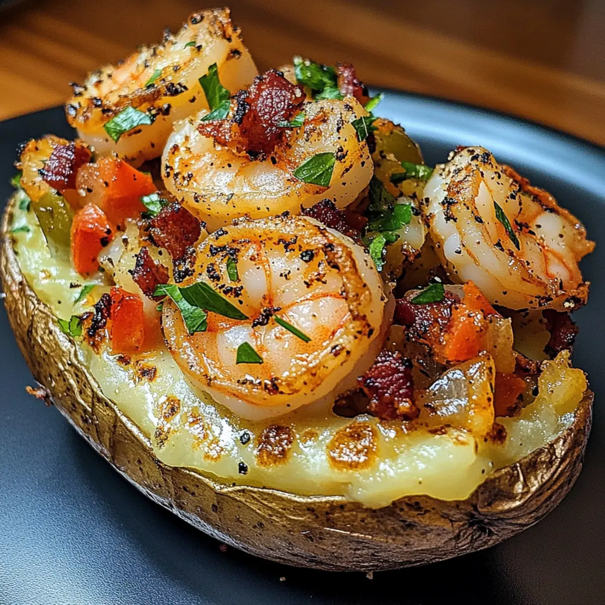 Loaded Shrimp Bacon Potato yhbsfa