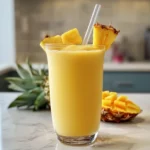 Detox Grüner Ananas-Avocado-Smoothie Rezept