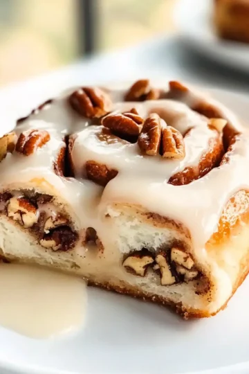 Ahorn-Pekan-Zimt-Rollen