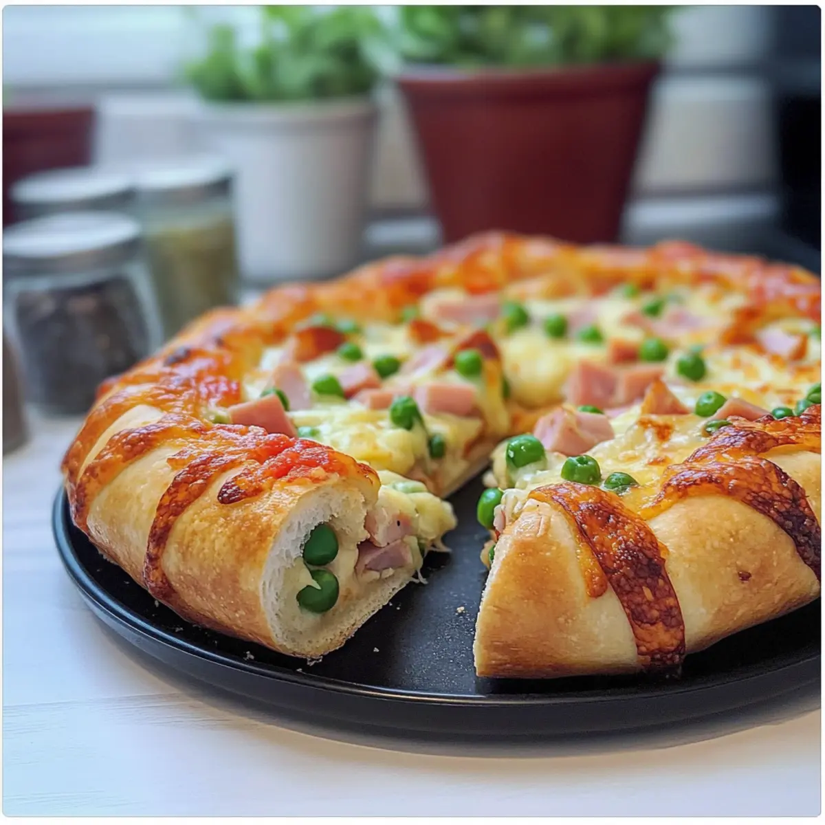 Mediterraner Pizzakranz – Pizza mal anders