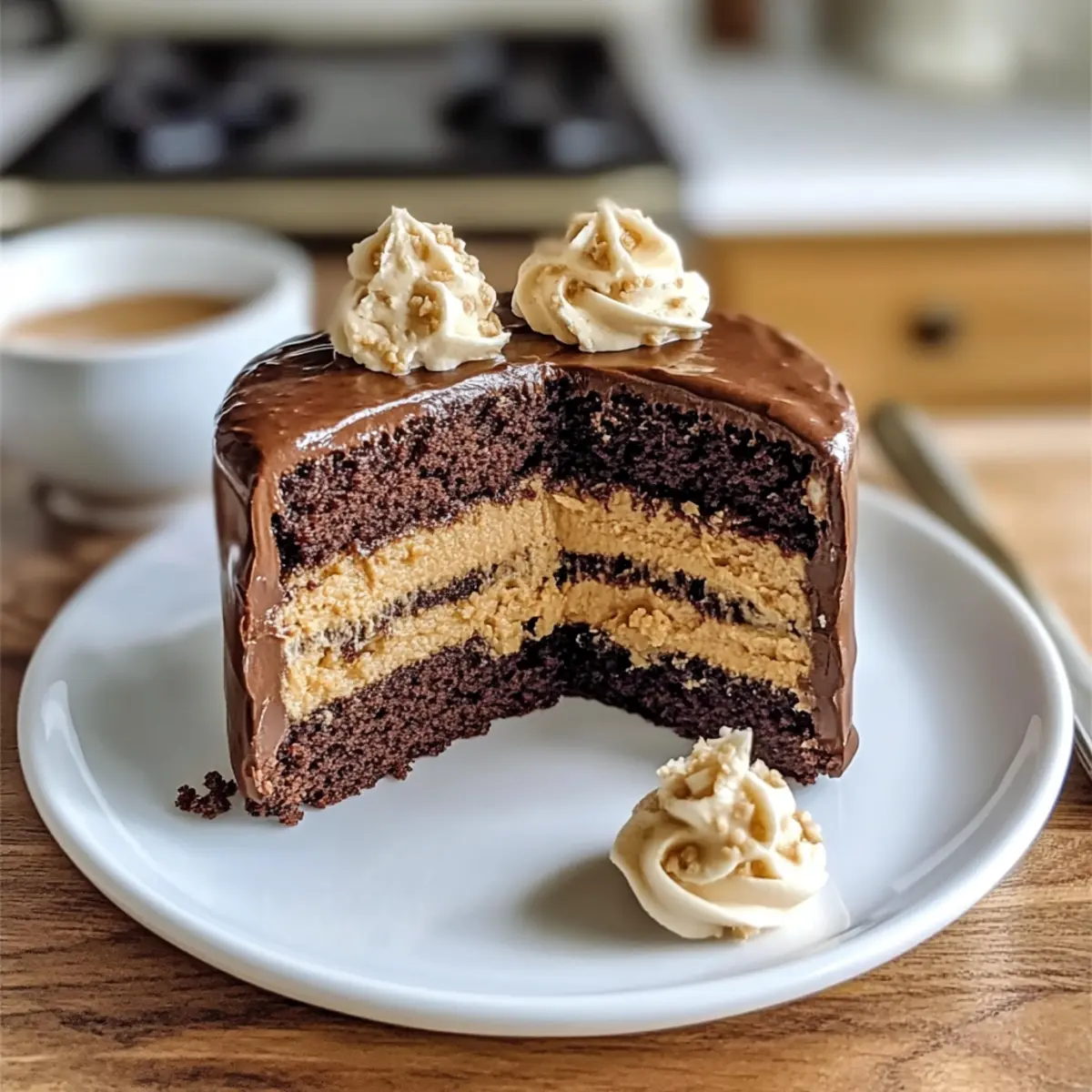 Mini Keto Peanut Butter Chocolate Cake pnrlyv