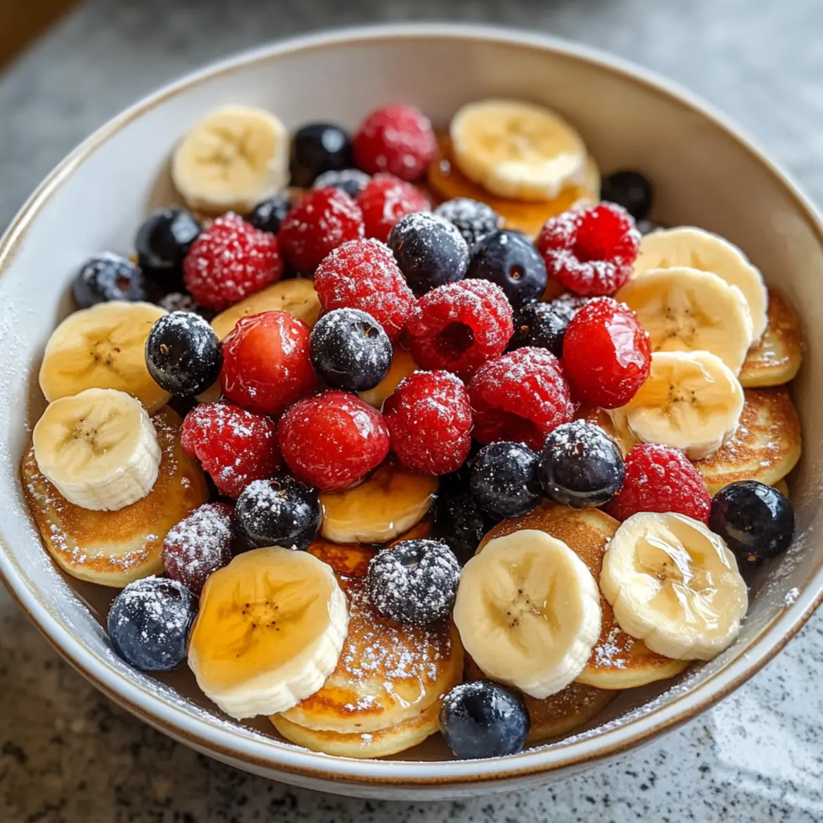 Mini Pancake Cereal Bowl Recipe dvbhfo