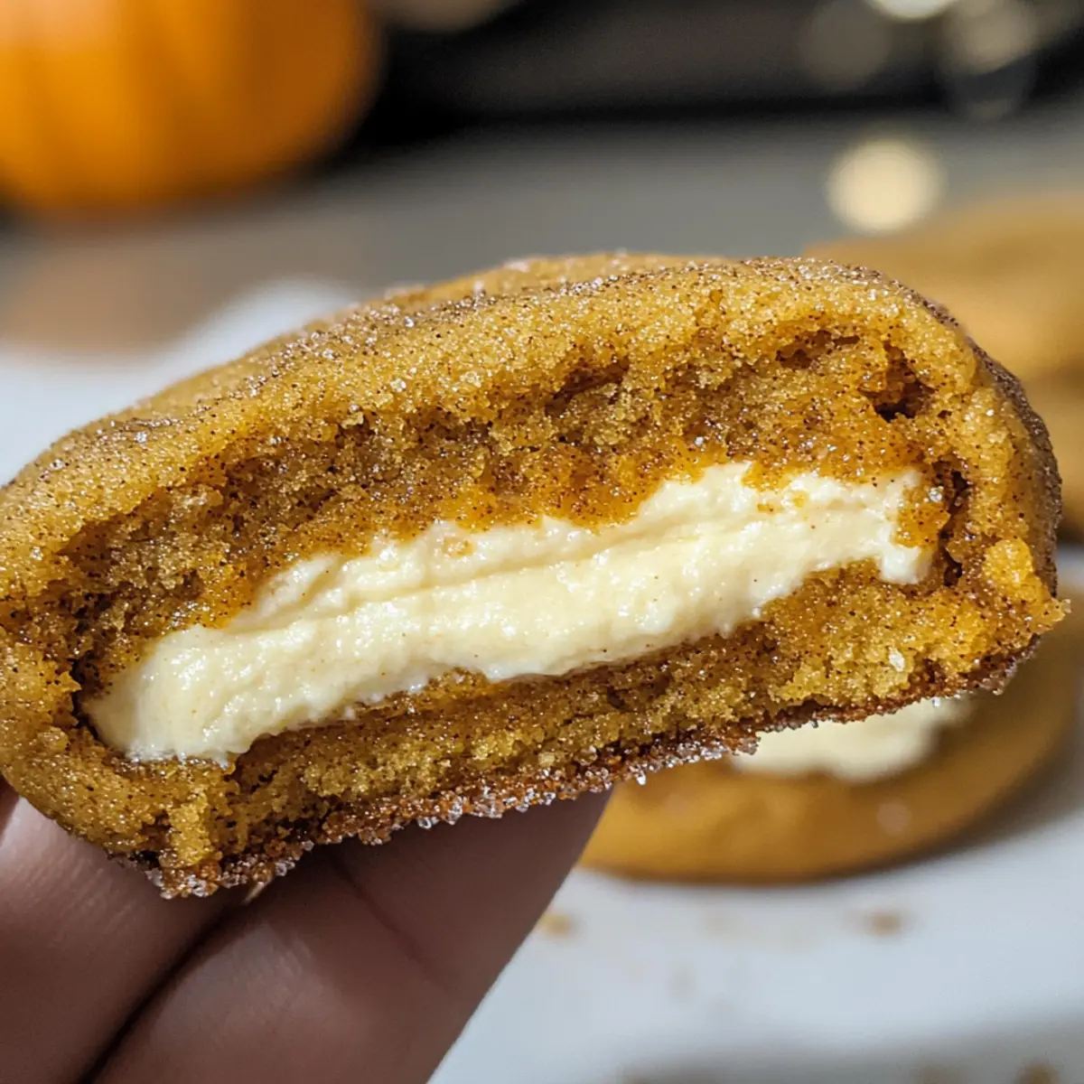 Kürbis Käsekuchen Kekse