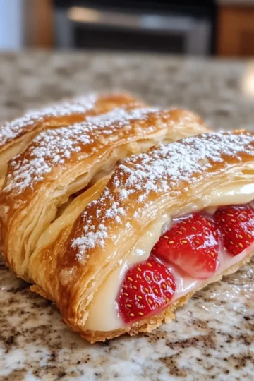 Schnelles & Einfaches Erdbeer-Dänisch Rezept