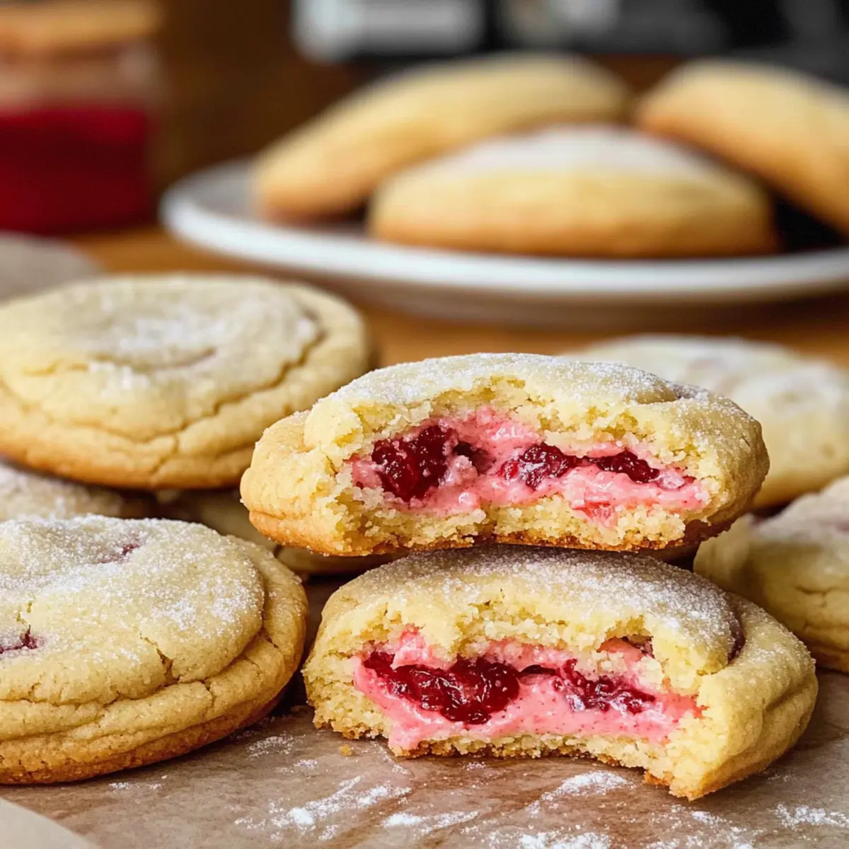 Raspberry Cheesecake Cookies pafjz5
