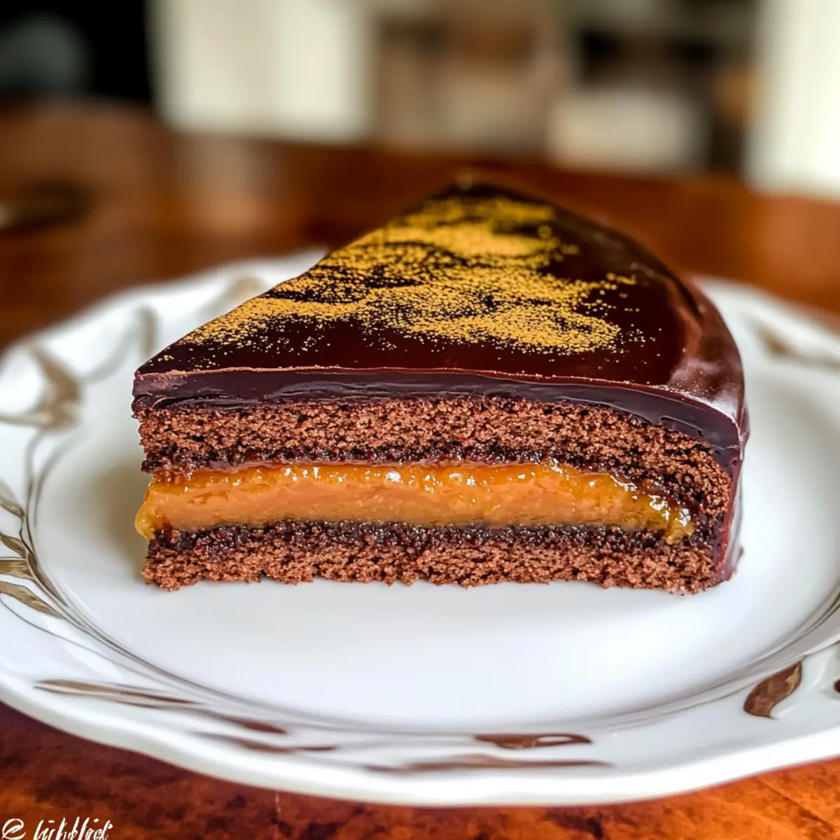 Sacher Torte Rezept Zutaten: - 150 g Bitterschokolade - 150 g Butter - 100 g Puderzucker - 1 Prise Salz - 6 Eier - 150 g Zucker - 150 g Mehl - 1 Teelöffel Backpulver - Aprikosenmarmelade - Schokoladenglasur Zubereitung: 1. Die Schokolade schmelzen und abkühlen lassen. 2. Butter und Puderzucker schaumig schlagen. 3. Eier nacheinander hinzufügen und gut verrühren. 4. Schokolade unterrühren. 5. Mehl, Backpulver und Salz mischen und vorsichtig unterheben. 6. Den Teig in eine gefettete Form füllen und bei 180 Grad ca. 40-50 Minuten backen. 7. Auskühlen lassen und halbieren. 8. Aprikosenmarmelade auf die untere Hälfte streichen, die obere Hälfte darauflegen. 9. Mit Schokoladenglasur überziehen. 10. Servieren und genießen.