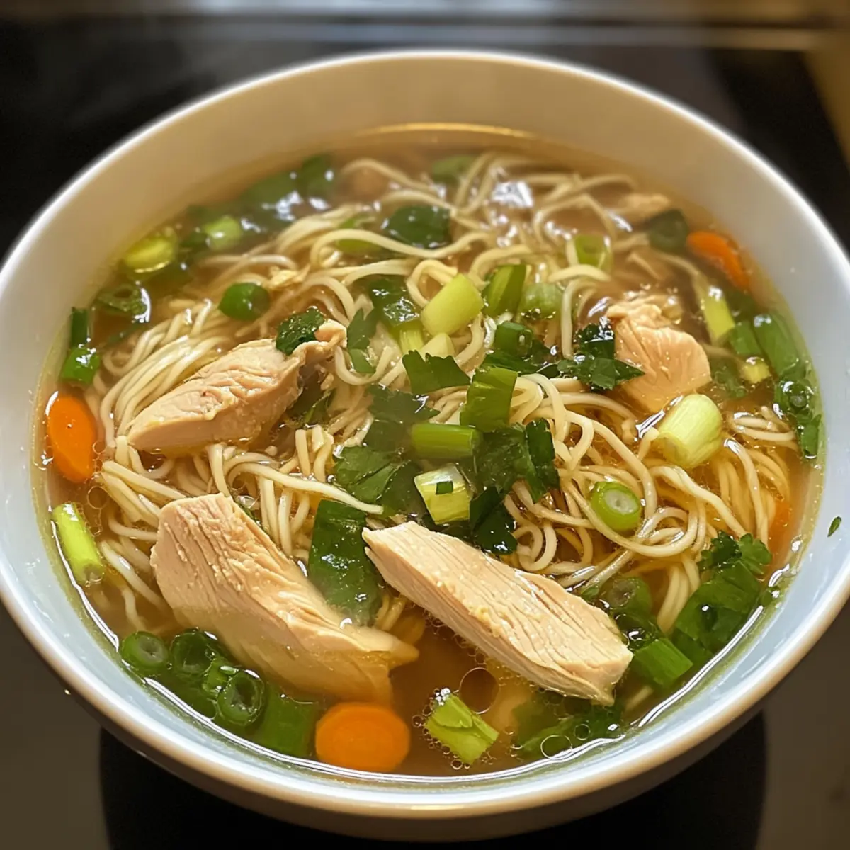 Scallion Chicken Noodle Soup d01hqk