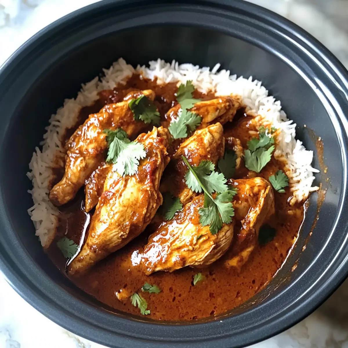 Slow Cooker Butter Chicken Rezept