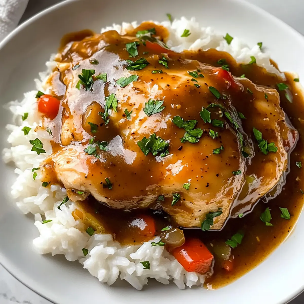 Smothered Mashed Potatoes with Gravy kammnc