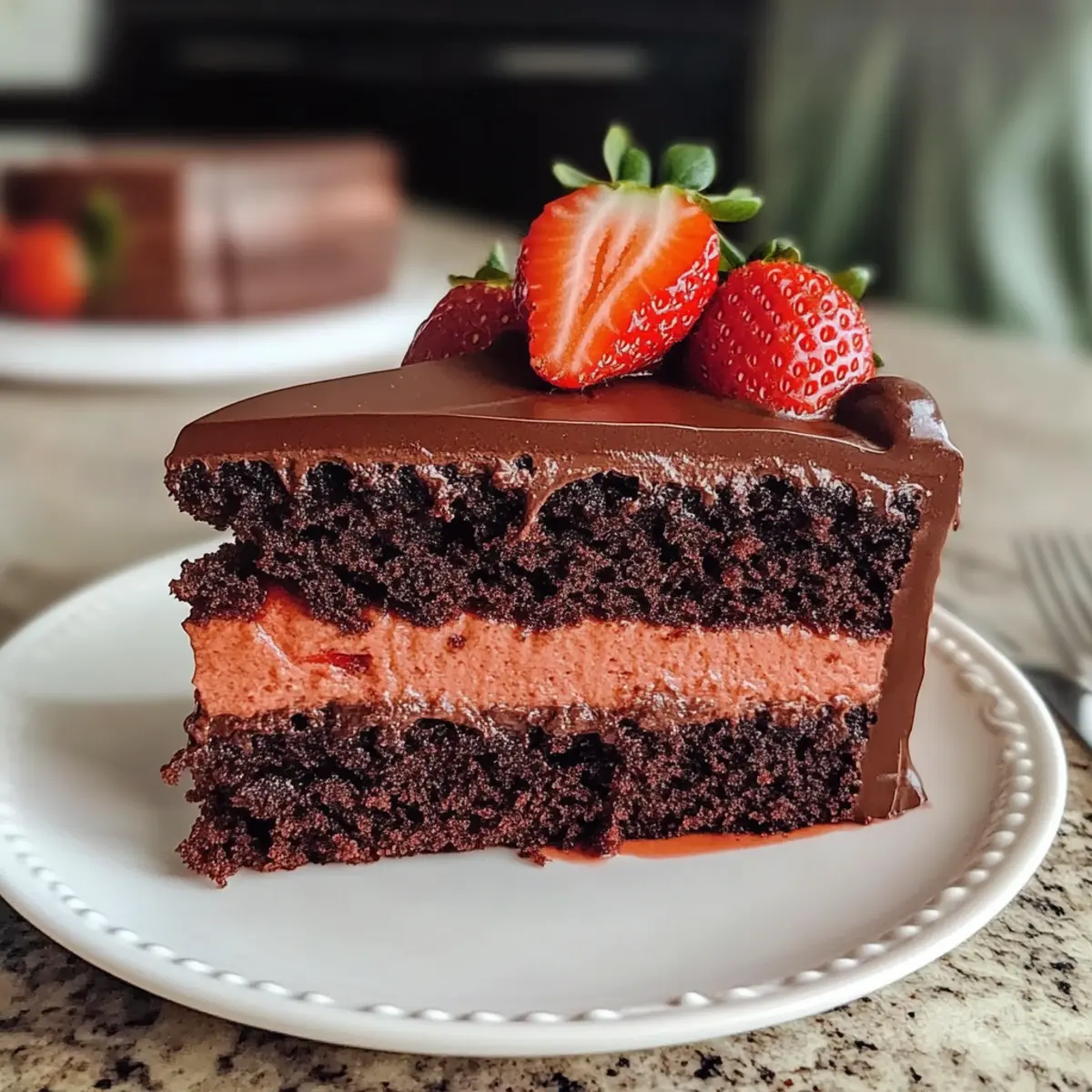 Strawberry Chocolate Shell Cake Recipe hbsafn
