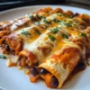 Süßkartoffel- und schwarze Bohnen-Enchiladas