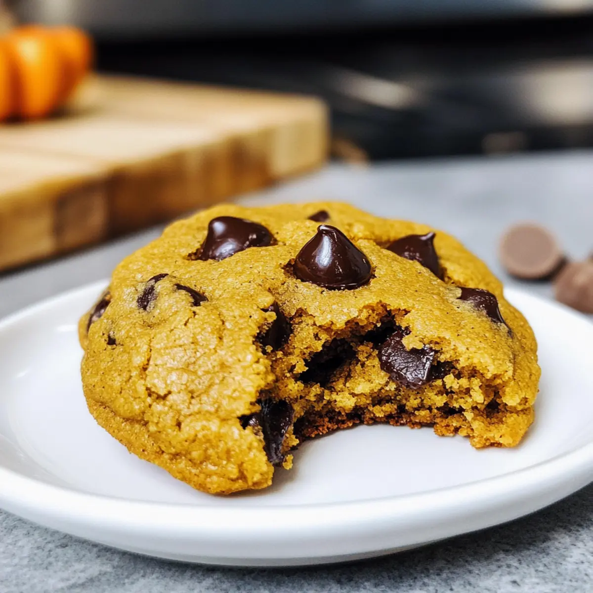 Vegan Pumpkin Chocolate Chip Cookies wueeid