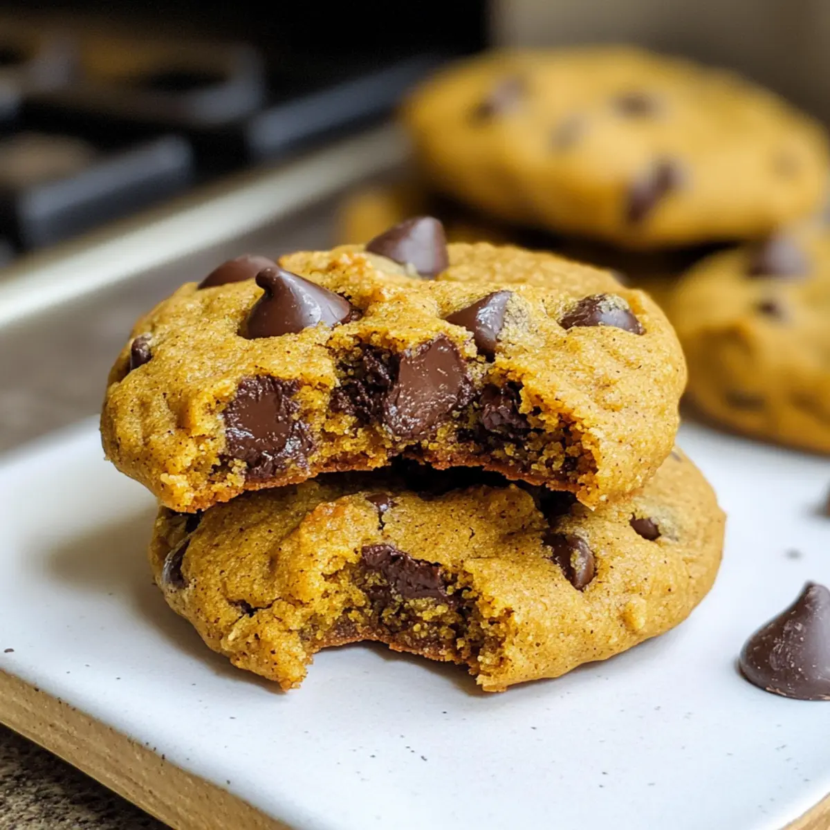 Veganer Kürbis-Schokoladenkekse