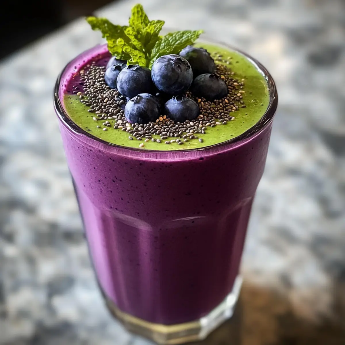 Wildblaubeer Vanille Matcha Smoothie Rezept qirb1q