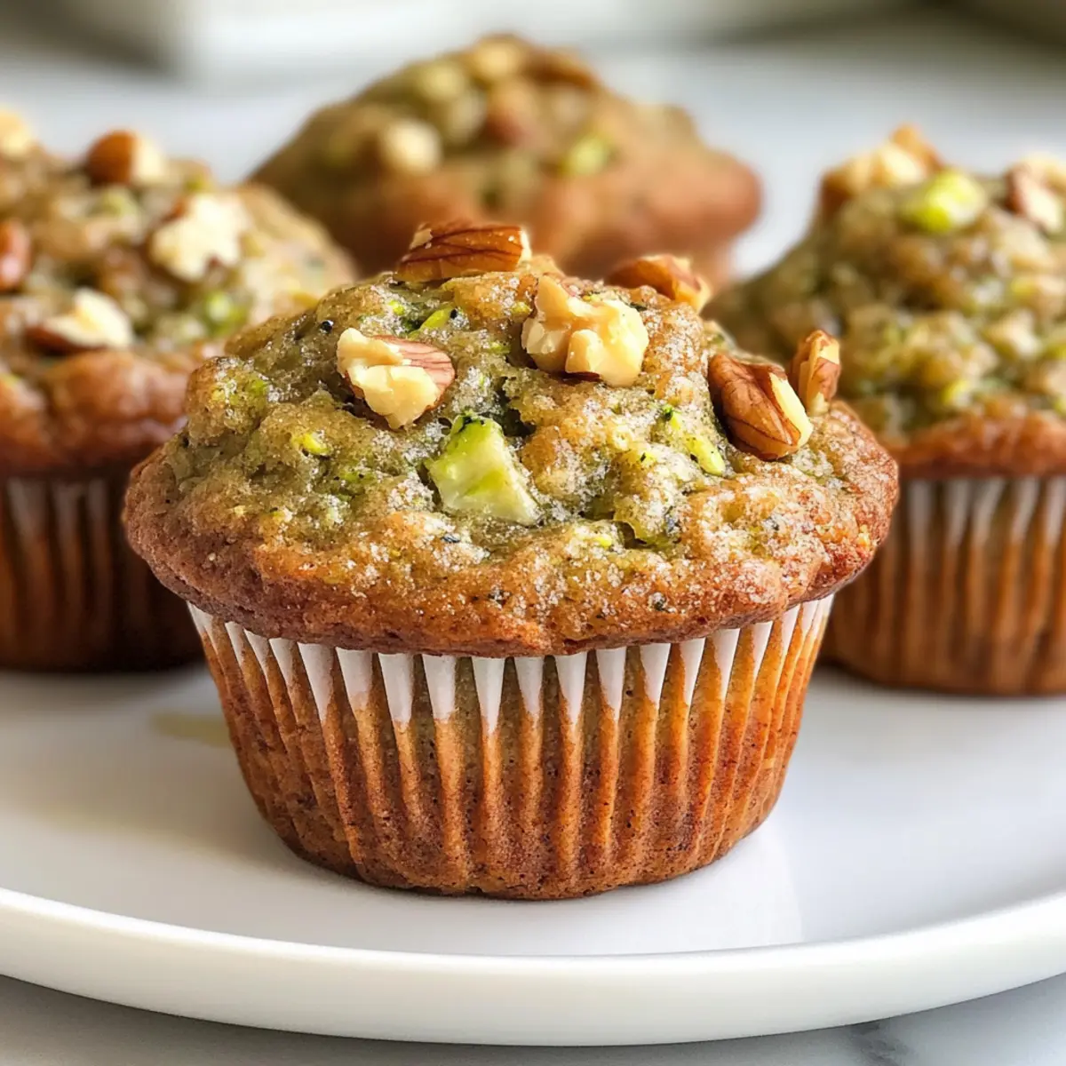 Zucchini Walnuss Muffins
