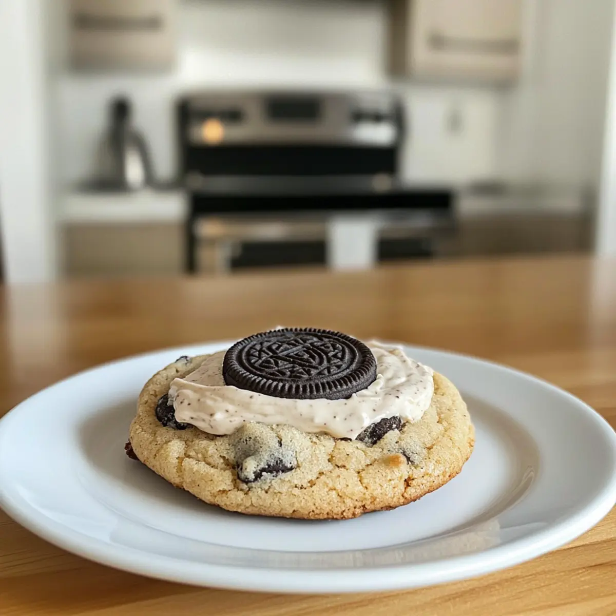 Kekse mit Keksen und Sahne Sauerteig