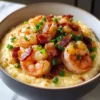 Einfache Garnelen mit Grits