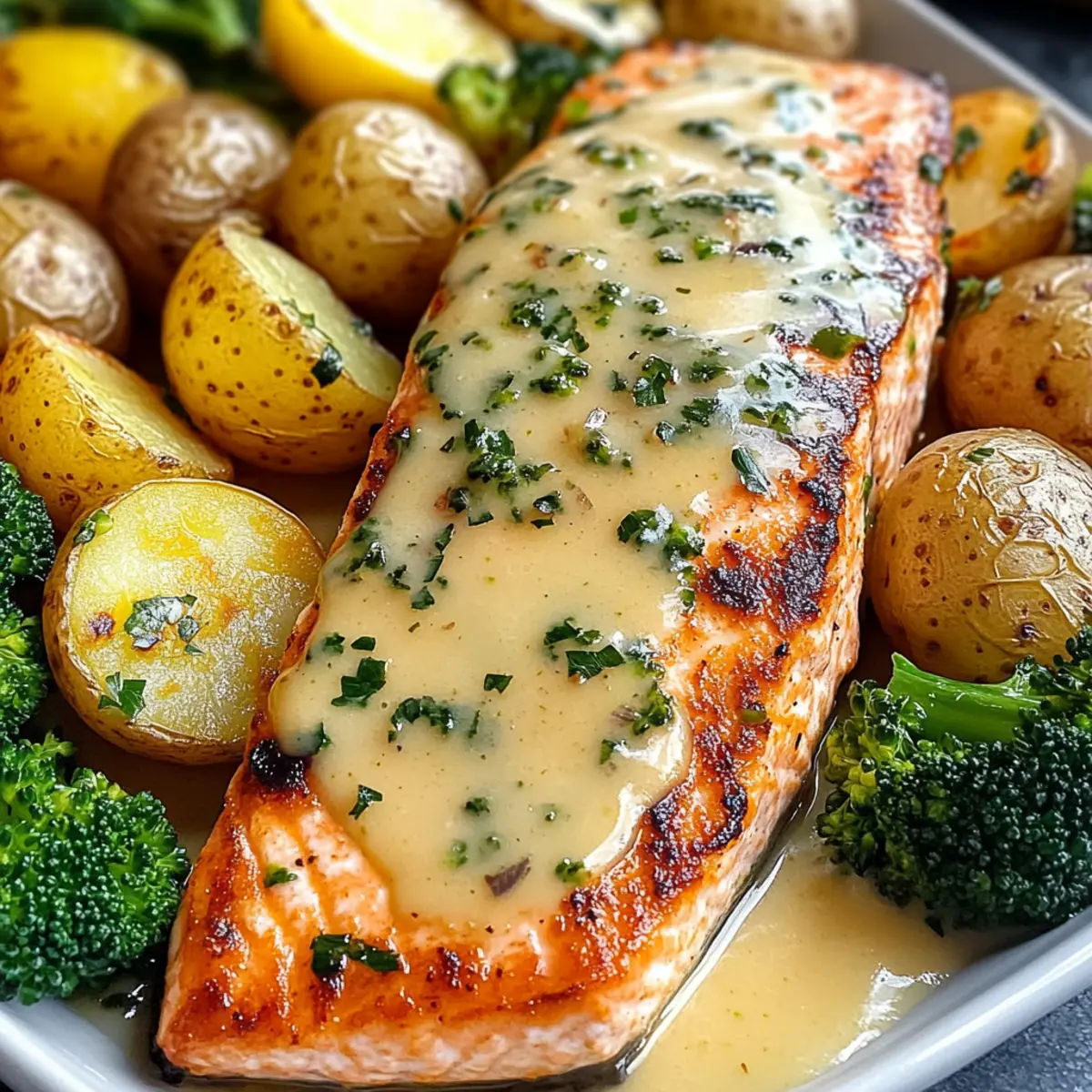 Salmon with Crispy Potatoes and Broccoli bqdt5i