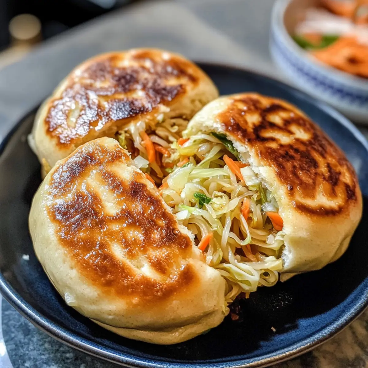 Kohl und Nudelbrötchen