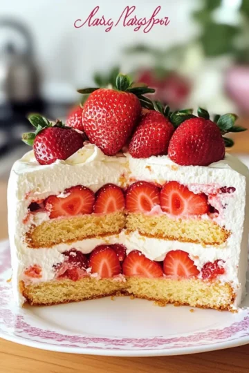 Erdbeer Mascarpone Torte