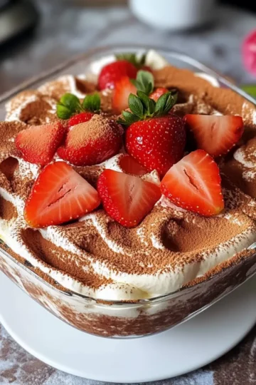Erdbeer Tiramisu