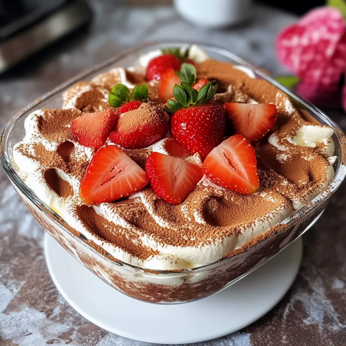 Erdbeer Tiramisu